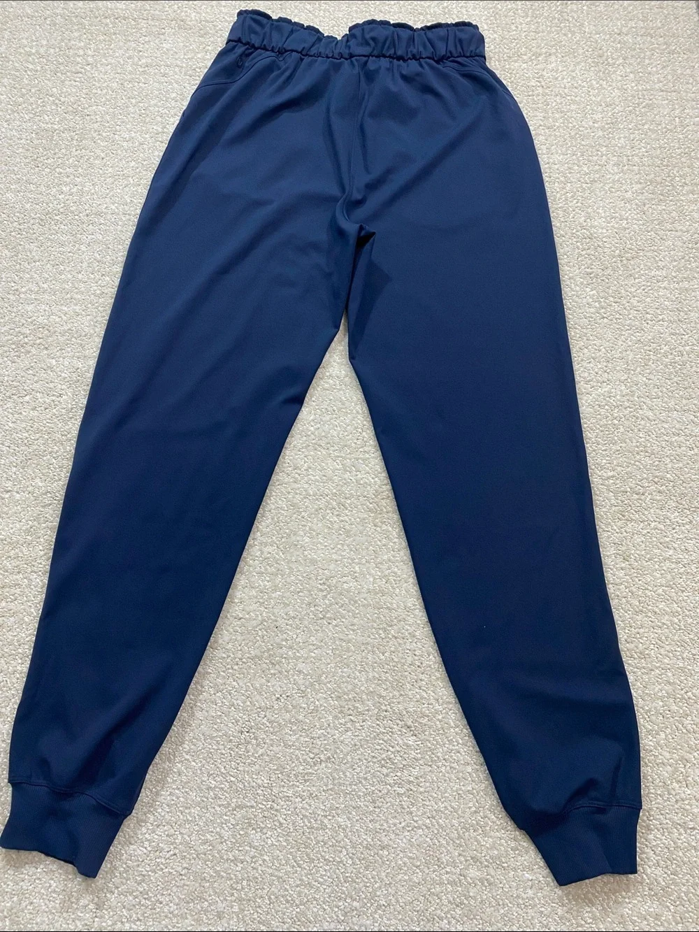lululemon athletica Women's Navy Track Joggers with Drawcord Size 6